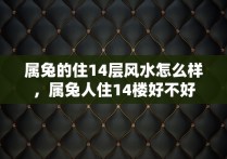 属兔的住14层风水怎么样，属兔人住14楼好不好