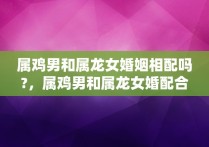 属鸡男和属龙女婚姻相配吗?，属鸡男和属龙女婚配合适吗