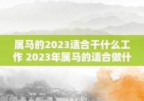 属马的2023适合干什么工作 2023年属马的适合做什么行业