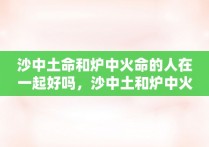 沙中土命和炉中火命的人在一起好吗，沙中土和炉中火合婚吗